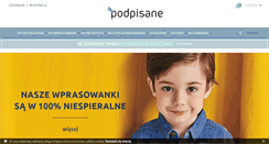 Desktop Screenshot of podpisane.pl